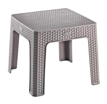 Holiday Monoblok 44x44 cm Çok Renkli Kare Plastik Bahçe Masası