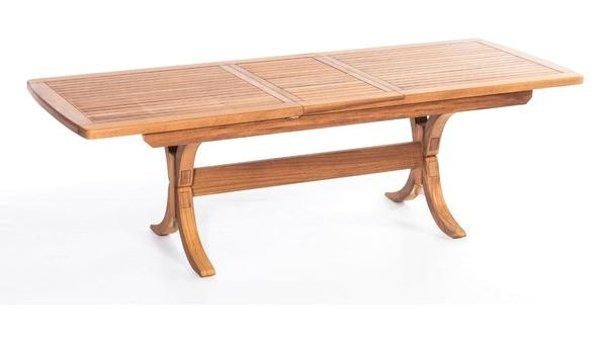 Rehome Lotus 180 + 50x100 cm Kahverengi Dikdörtgen Ahşap Bahçe Masası