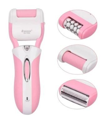 Dearling RF-3052 Lady Genital Bölge Tüm Vücut Koltuk Altı Bacak için Kablosuz Epilatör Mavi