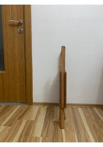 Apak Ahşap 60x50 cm Kahverengi Katlanabilir Dikdörtgen Ahşap Bahçe Masası