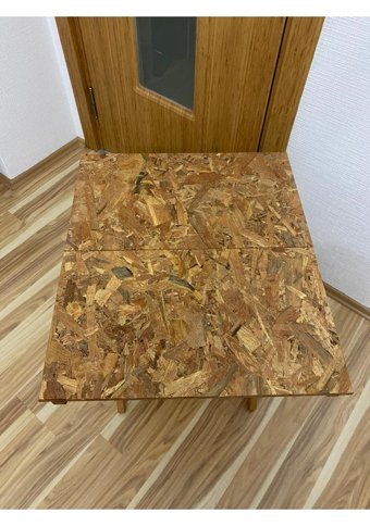 Apak Ahşap 60x50 cm Kahverengi Katlanabilir Dikdörtgen Ahşap Bahçe Masası