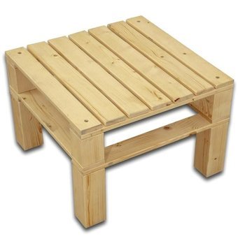 Evoke 55x55 cm Kahverengi Kare Ahşap Bahçe Masası