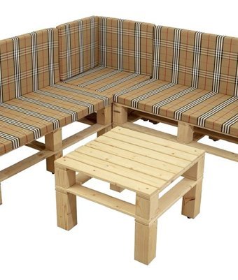 Evoke 55x55 cm Kahverengi Kare Ahşap Bahçe Masası
