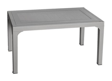Irak Plastik 140x80 cm Çok Renkli Dikdörtgen Plastik Bahçe Masası