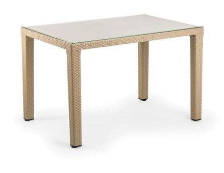 Bintaş Mobilya Star 120x80 cm Siyah Dikdörtgen Plastik Bahçe Masası