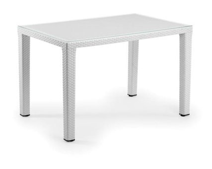 Bintaş Mobilya Star 120x80 cm Siyah Dikdörtgen Plastik Bahçe Masası