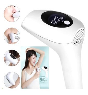 Qualis IPL Z9 Genital Bölge Tüm Vücut Koltuk Altı Bacak için Kablosuz Epilasyon Aleti Beyaz