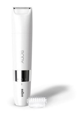 Braun BS1000 Tüm Vücut Koltuk Altı Bacak için Kablosuz Işıklı Islak Kuru Epilasyon Aleti Beyaz