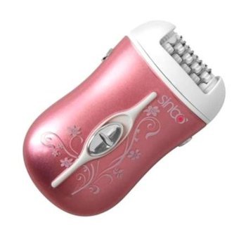 Sinbo SEL-6031 Genital Bölge Tüm Vücut Koltuk Altı Bacak için 40 Cımbızlı 2 Başlıklı Kablolu - Kablosuz Epilatör Pembe