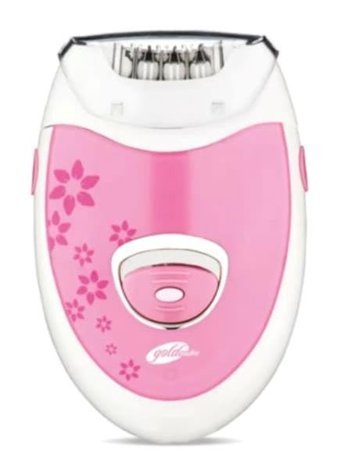 Goldmaster GM 7159P Linda Genital Bölge Koltuk Altı Bacak için 18 Cımbızlı Çift Başlıklı Kablosuz Epilasyon Aleti Pembe