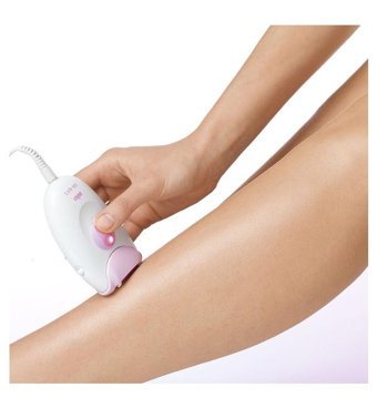 Braun Silk-Epil 3 3274 Tüm Vücut Bıyık Koltuk Altı Bacak için 20 Cımbızlı 3 Başlıklı Kablolu Epilatör Pembe