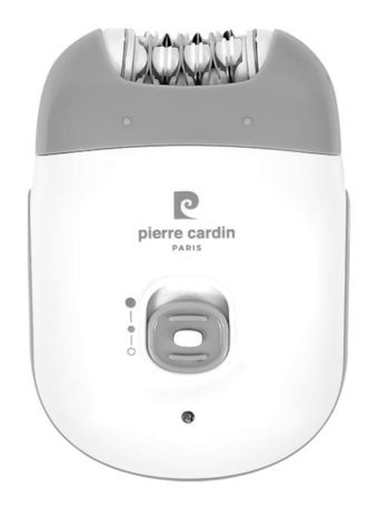Pierre Cardin PC-E12001 Yüz Genital Bölge Kaş Bıyık Koltuk Altı Sakal Bacak için Tek Başlıklı Kablosuz Işıklı Epilasyon Aleti Beyaz