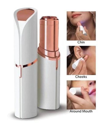 Flawless Yüz Genital Bölge Koltuk Altı Bacak için Kablosuz Epilasyon Aleti Rose