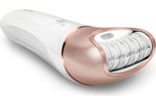 Philips BRE650/05 Satinelle Prestige Yüz Tüm Vücut Kaş Koltuk Altı Bacak için 32 Cımbızlı 8 Başlıklı Kablosuz Islak Kuru Epilatör Rose