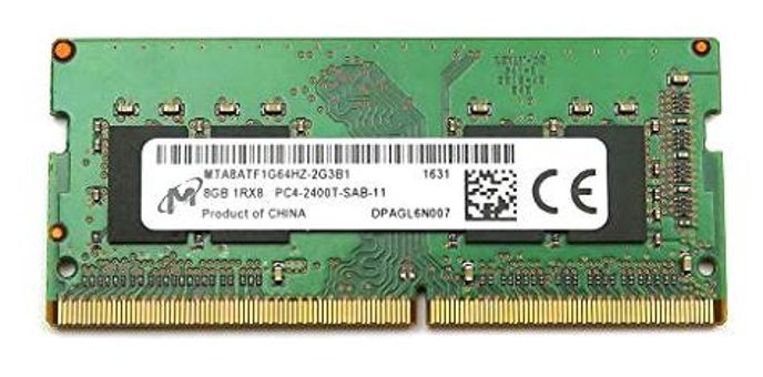 Micron MTA8ATF1G64HZ-2G3B1 8 GB DDR4 1x8 2400 MHz Ram