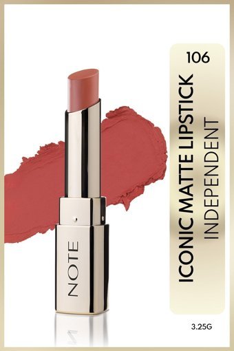 Note Iconic Matte 106 Independent Mat Krem Lipstick Ruj
