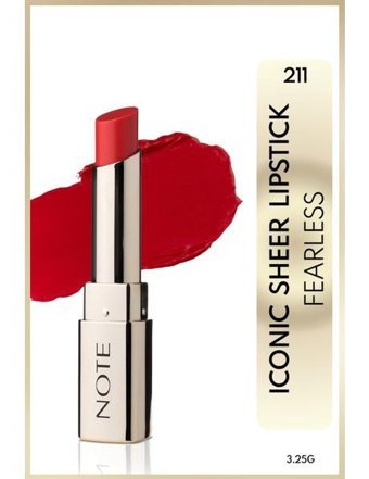 Note Iconic Sheer Lipstick 211 Fearless Parlak Krem Lipstick Ruj