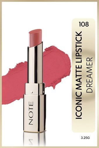 Note Iconic Matte 108 Dreamer Mat Krem Lipstick Ruj
