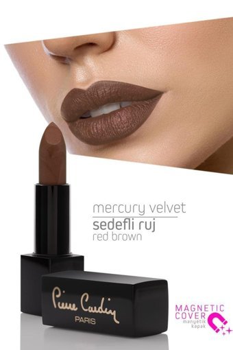 Pierre Cardin Red Brown - 166 Kalıcı Mat Krem Lipstick Ruj