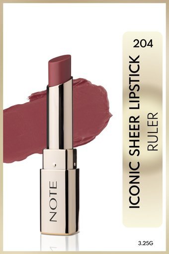 Note Iconic Sheer 204 Ruler Parlak Krem Lipstick Ruj