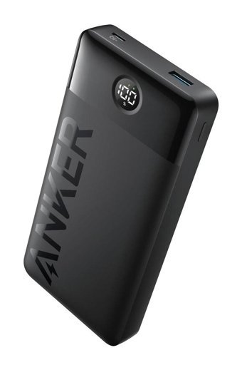 Anker A1367 20000 mAh Hızlı Şarj Dijital Göstergeli USB Type A Çoklu Bağlantı Powerbank Siyah