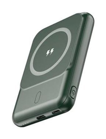 Sunix PD-29 6000 mAh Hızlı Şarj Dijital Göstergeli Lightning & Type C Çoklu Bağlantı Powerbank Yeşil