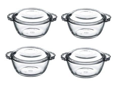 Paşabahçe 97343 8'li Cam Saklama Kabı 4x275 ml