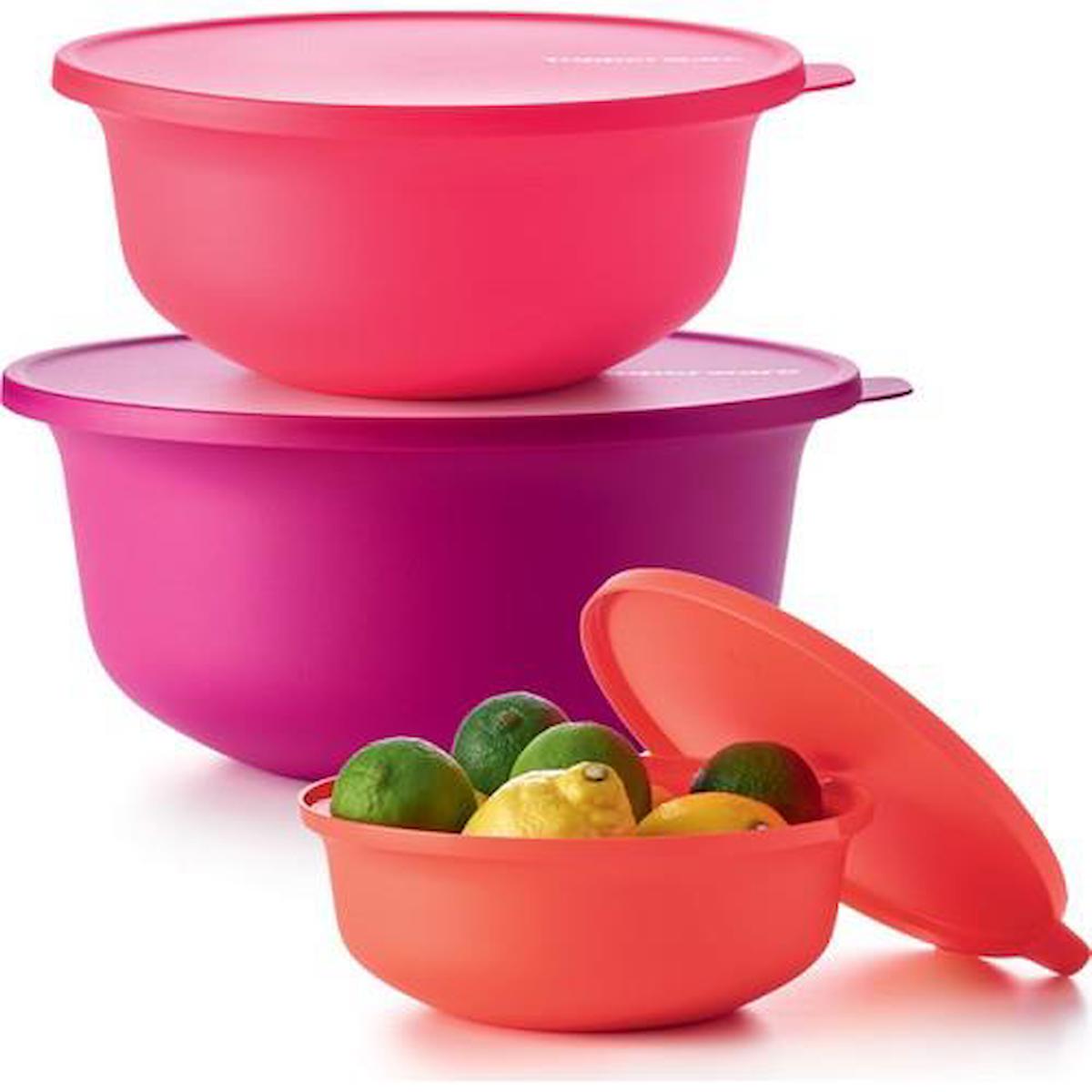 Tupperware Aloha 6'lı Plastik Saklama Kabı