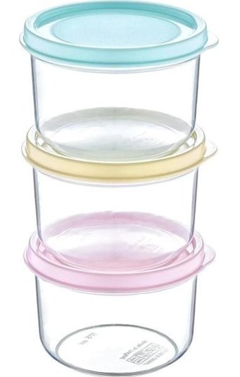 Bee Home 6'lı Plastik Saklama Kabı 3x175 ml
