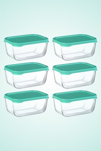 Paşabahçe Snowbox 12'li Cam Saklama Kabı 6x420 ml