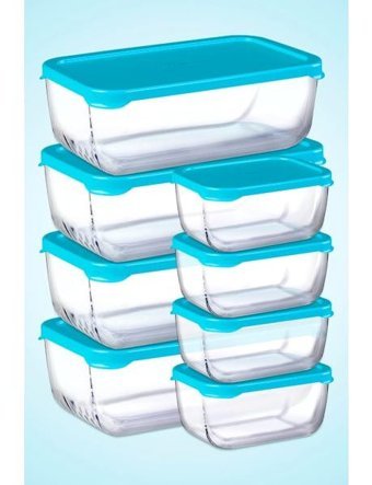 Paşabahçe Snowbox 16'lı Cam Saklama Kabı