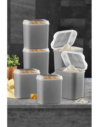 Vip Ahmet 12'li Plastik Saklama Kabı 6x4.5 lt