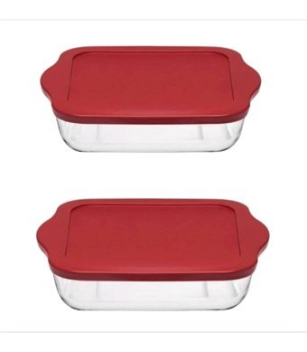 Paşabahçe 59034 4'lü Cam Saklama Kabı 2x1.95 lt