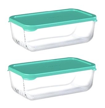 Paşabahçe 53743 4'lü Cam Saklama Kabı 2x1225 ml