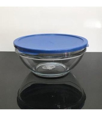 Paşabahçe 53573 2'li Mavi Kapaklı Cam Saklama Kabı 1.7 lt