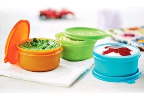 Tupperware Şeker Üçüzler 6'lı Plastik Saklama Kabı 3x250 ml