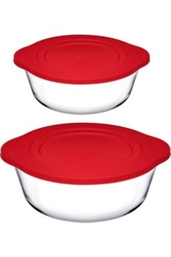 Paşabahçe 005oa 4'lü Cam Saklama Kabı 2x2.1 lt