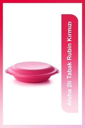 Tupperware Aloha 2'li Plastik Saklama Kabı