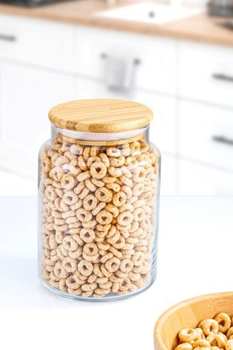 Bambum 2'li Cam Saklama Kabı 800 ml