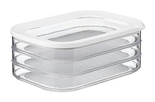 Mepal 4'lü Plastik Saklama Kabı 3x550 ml