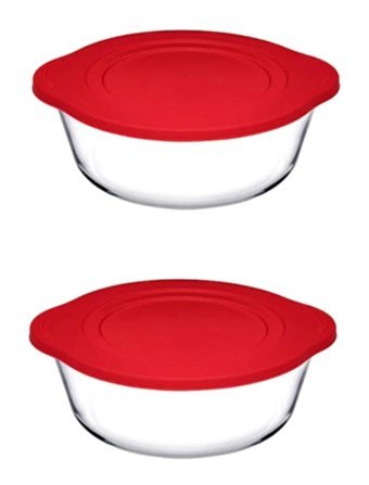 Paşabahçe 59001 4'lü Cam Saklama Kabı 2x2.1 lt
