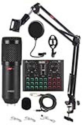 Lastvoice Lastvoice Bm800 Live Platinium Set Condenser Kablolu Yayıncı Siyah Masaüstü Mikrofon