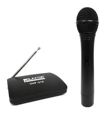 Polaxtor Vhf-310 Condenser Kablosuz Yayıncı Siyah El Mikrofon
