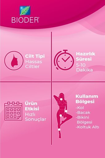 Bioder Hassas Ciltler İçin Koltuk Altı Bacak Kadın Tüy Dökücü Sprey 3x150 ml