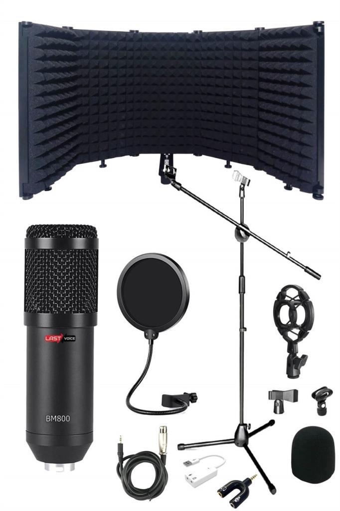 Lastvoice BM800PFX Condenser Kablolu Yayıncı Siyah Masaüstü Mikrofon