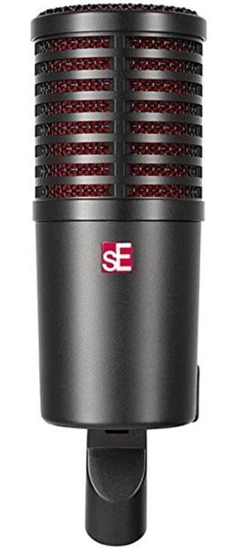 sE Electronics DynaCaster Dynamic Condenser Dinamik Kablolu Yayıncı Siyah El Mikrofon