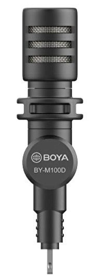 Boya By-M100D Condenser Lightning Kablolu Siyah El Mikrofon