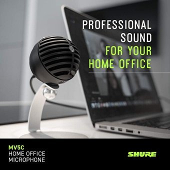 Shure Mv5C Condenser Yayıncı Siyah Masaüstü Mikrofon