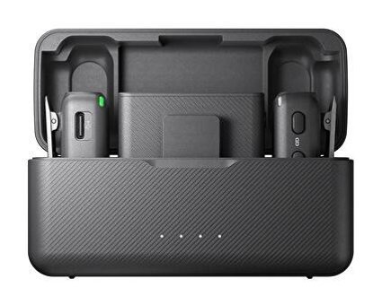 DJI Mic Condenser Kablosuz Yayıncı Siyah Yaka Mikrofon