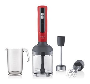 Arzum AR1092 Mano 1700 W Çırpıcılı Turbo Fonksiyonlu Kırmızı Mikser Seti